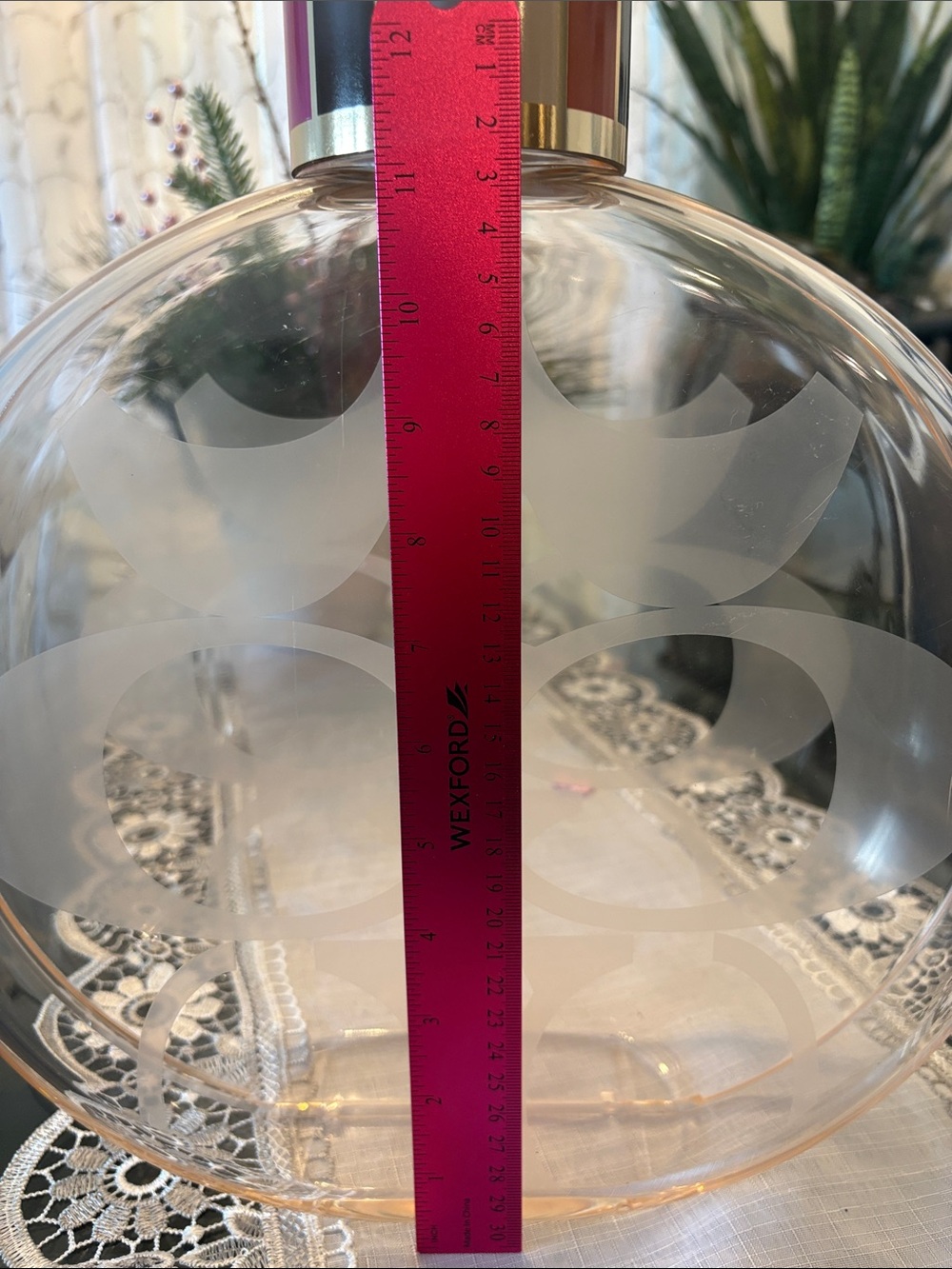 Coach vintage clear etched plastic Legacy perfume bottle-store prop - Picture 8 of 10